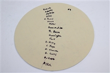 Four (4) Multi-Signed PGA Golf Ball Placemats JSA ALOA