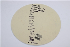 Four (4) Multi-Signed PGA Golf Ball Placemats JSA ALOA