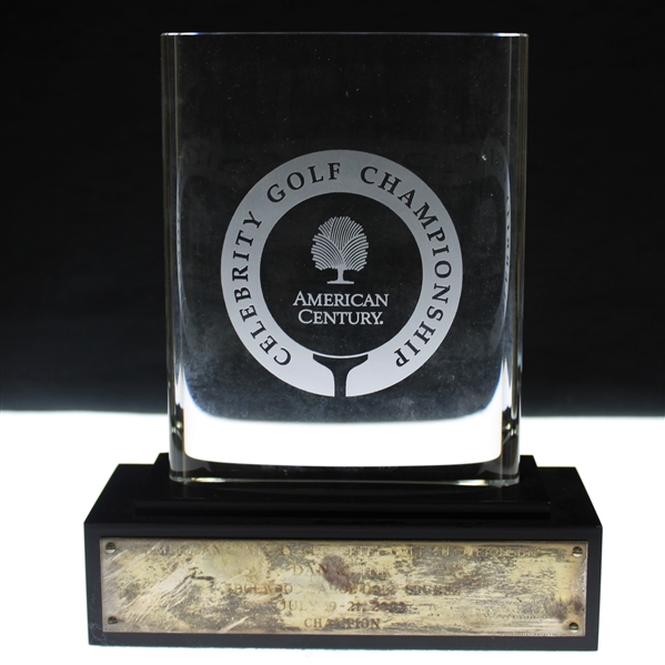 2002 American Century Championship Winner’s Trophy Won by Dan Quinn