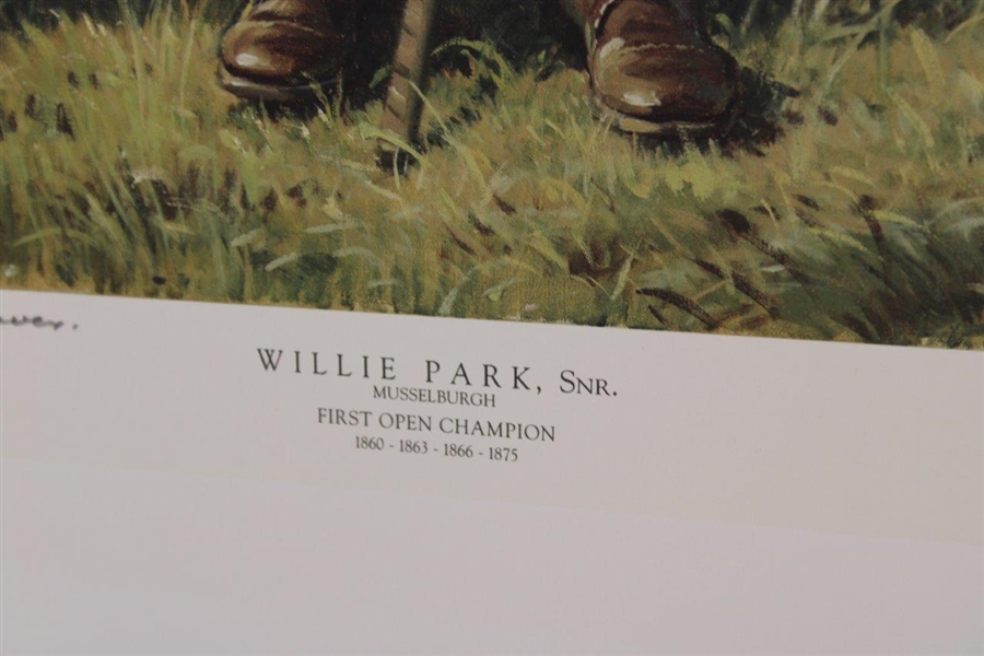 Arthur Weaver Signed Ltd Ed 'Willie Park, Sr.' Print 8/650 - Copyright 1988 Mort Olman