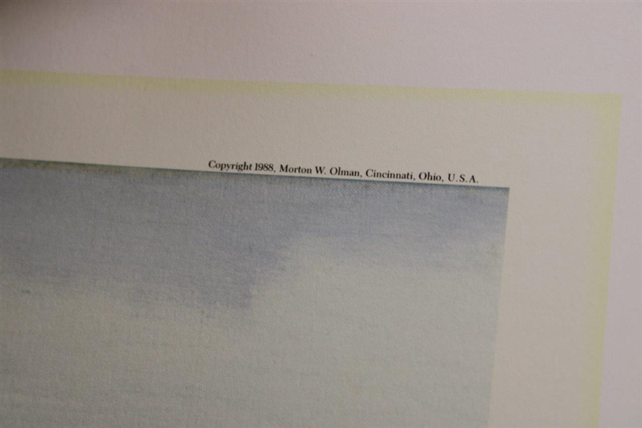 Arthur Weaver Signed Ltd Ed 'Willie Park, Sr.' Print 8/650 - Copyright 1988 Mort Olman