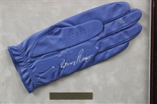 Boros, Trevino, Player & Goalby Signed Golf Gloves Display - 1968 Major Champs - Framed JSA ALOA