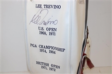 Lee Trevino 3x Signed Major Championships Winner Commemorative Full Size Golf Bag JSA ALOA