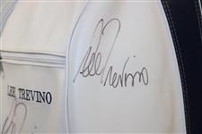 Lee Trevino 3x Signed Major Championships Winner Commemorative Full Size Golf Bag JSA ALOA