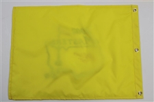 Gay Brewer Signed 2002 Masters Embroidered Flag with '1967' JSA ALOA