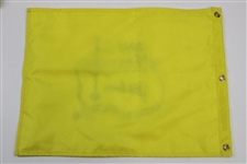 Jack Burke Signed 2001 Masters Embroidered Flag JSA ALOA