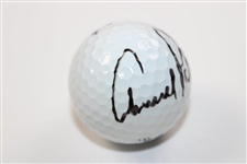Arnold Palmer Signed Slazenger Masters Logo Golf Ball JSA ALOA