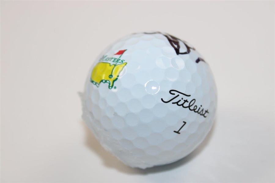 Charl Schwartzel Signed Titleist Masters Logo Golf Ball JSA ALOA