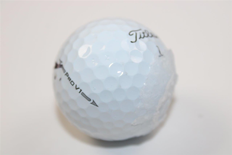 Charl Schwartzel Signed Titleist Masters Logo Golf Ball JSA ALOA