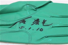 Yang, Finsterwald, Green & Five (5) other PGA Championship Winners Signed Gloves JSA ALOA