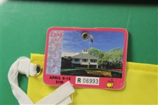 Masters Collage With Undated Flag, 1998 & 1999 Badges & 1994 Parking Permit - Framed