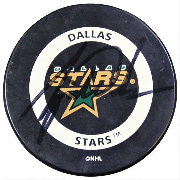 Tiger Woods One of a Kind Signed Dallas Stars Hockey Puck JSA FULL #BB87350