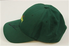 Arnold Palmer Signed Masters Tournament Official Green Caddy Hat JSA ALOA