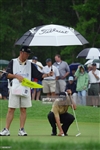 Adam Scott Signed 2003 Deutsche Bank Champ. 18th Hole Flown Champion's Flag - 1st Pro Win!