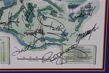 2006 Ryder Cup Team Europe Signed The K Club Matted Print JSA ALOA