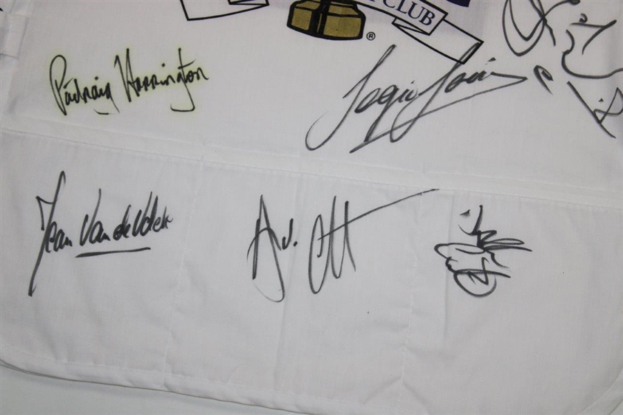Colin Montgomerie's 1999 Ryder Cup at Brookline Team Europe Signed Caddy Bib JSA ALOA