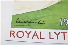 Ernie Els Signed 2012 The Open at Royal Lytham & St Annes Poster by Lee Wybranski JSA ALOA