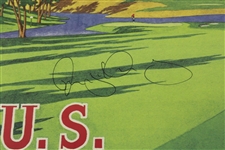 Rory McIlroy Signed 2011 US Open at Congressional CC Poster by Lee Wybranski JSA ALOA