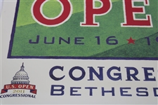 Rory McIlroy Signed 2011 US Open at Congressional CC Poster by Lee Wybranski JSA ALOA