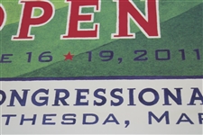 Rory McIlroy Signed 2011 US Open at Congressional CC Poster by Lee Wybranski JSA ALOA