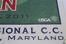 Rory McIlroy Signed 2011 US Open at Congressional CC Poster by Lee Wybranski JSA ALOA