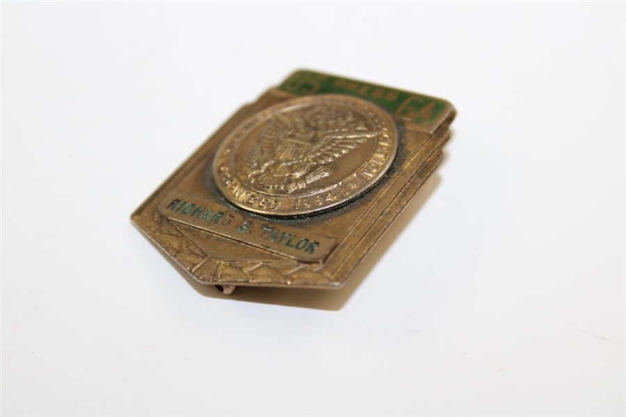 Dick Taylor's USGA Metal Press Badge