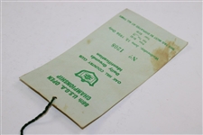 1956 US Open at Oak Hill Country Club Ticket #1208