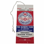 1966 US Open at Olympic Club Unused Ticket Low #11