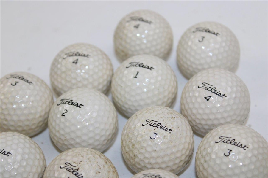 Gay Brewer's Personal Twenty (20) Classic Titleist Pro Traj 100 Golf Balls
