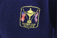Gay Brewer's 1973 Ryder Cup at Muirfield Team USA Navy Cashmere Sweater