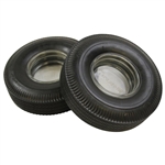 Two (2) Gay Brewer's Firestone Country Club Tires Ashtrays