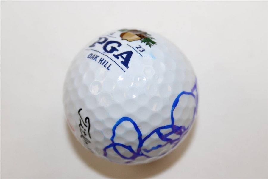 Rory McIlroy Signed 2023 PGA Championship at Oak Hill Logo Golf Ball JSA ALOA