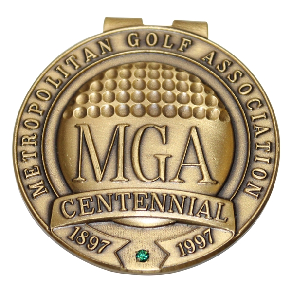 1897-1997 MGA Metropolitan Golf Association Centennial Money Clip
