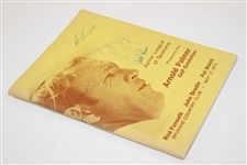 Arnold Palmer & others Signed 1971 Golf Exhibition Program Spokane Country Club JSA ALOA