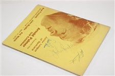 Arnold Palmer & others Signed 1971 Golf Exhibition Program Spokane Country Club JSA ALOA