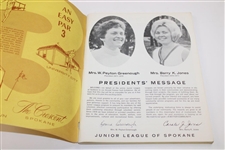 Arnold Palmer & others Signed 1971 Golf Exhibition Program Spokane Country Club JSA ALOA