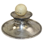 1931 Memento Trophy Sterling Inkwell Presented To George M. Jones Inverness
