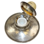 1931 Memento Trophy Sterling Inkwell Presented To George M. Jones Inverness