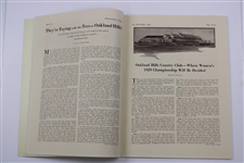 1929 Tournament Topics Pictorial Magazine from the D.W.A.G. - Published Solely for Women Golfers