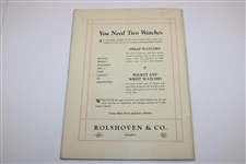 1929 Tournament Topics Pictorial Magazine from the D.W.A.G. - Published Solely for Women Golfers
