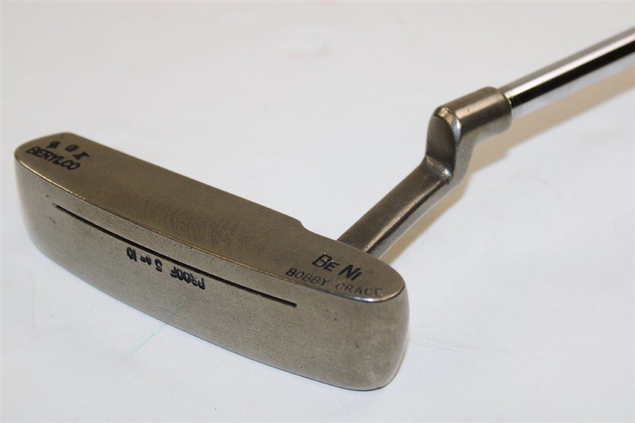 Bobby Grace 1996 Jim Flick Outing NGK BeNi Scottsdale Anser Style Putter Proof 5 of 10 w/BG HC                   