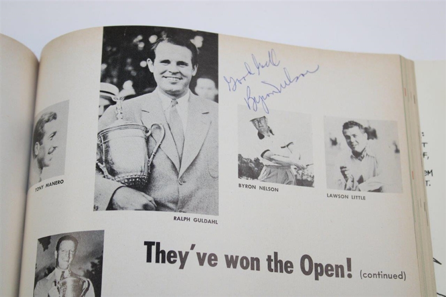 Lema, Champ Casper, Palmer, Nicklaus, Nelson & others Signed 1966 US Open Program JSA ALOA