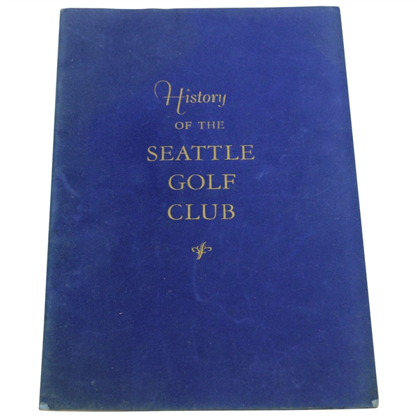 1959 History of Seattle Golf Club Book