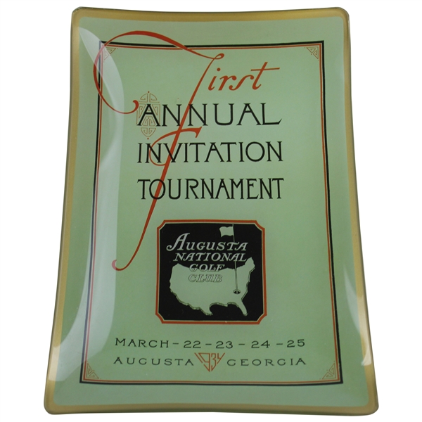 Augusta National First Annual Invitation Tournament Dish In Box
