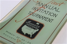 Augusta National First Annual Invitation Tournament Dish In Box