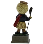 Silver King Golf Ball Mini Statue