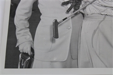 Craig Wood Reviewing Scorecard After 1941 Masters Win Photo