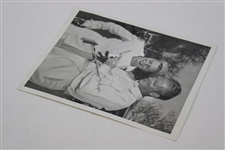Craig Wood Reviewing Scorecard After 1941 Masters Win Photo