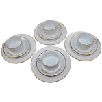 Mark Calcavecchia's 12pc Set of The Players Championship Tiffany Plates, Saucers & Tea Cups
