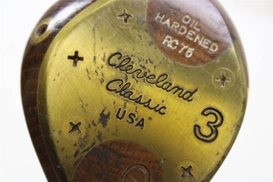 Hal Sutton's Personal Match Used Cleveland Classic USA Oil Hardened RC 75 3 Wood
